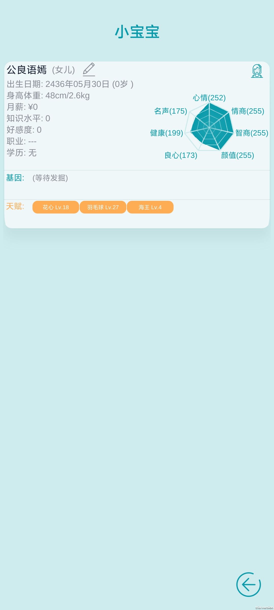 活到159,生的孩子 3