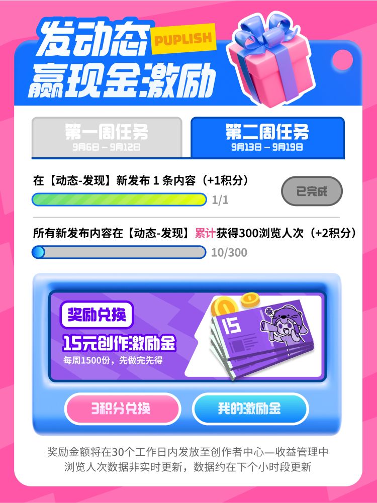还有谁不知道！发动态领现金🎁第三期开启 3