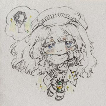 画一下进到自己箱子里的角色们