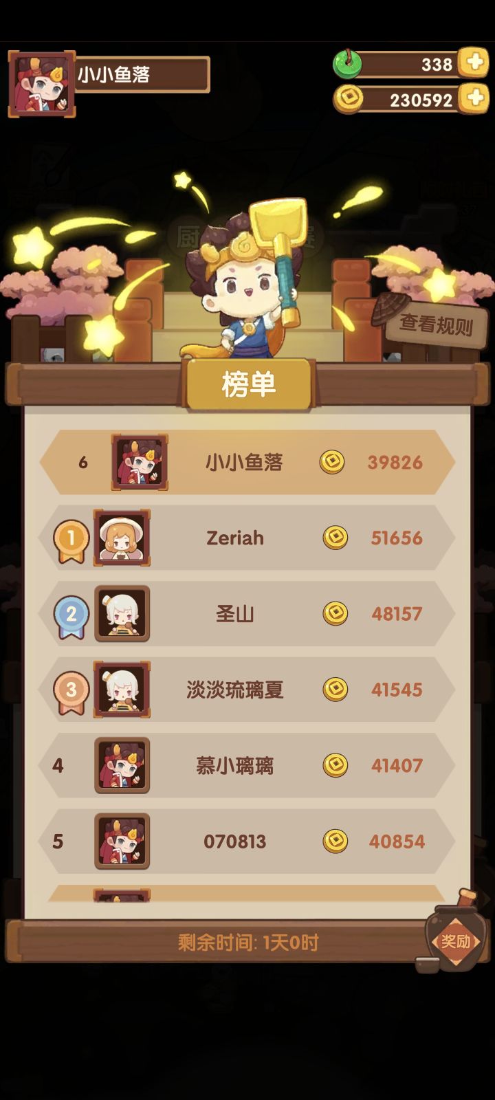 这期皇城什么难度...?截图