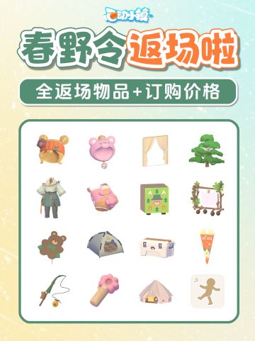 春野令庆典返场物品 价格 订购攻略技巧