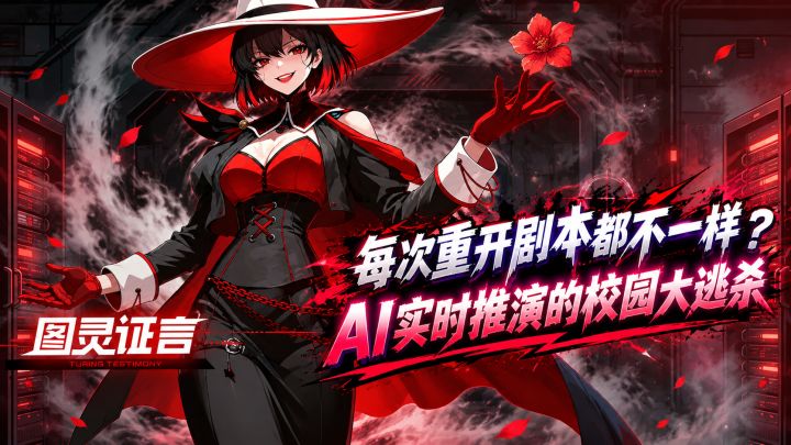每次重开剧本都不一样?AI实时推演的校园大逃杀《图灵证言》截图