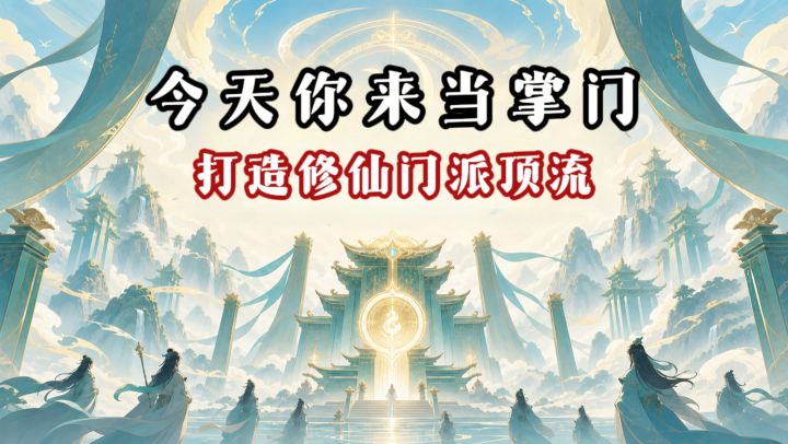 🔥今天你来当掌门,目标就是打造修仙门派顶流❗️截图
