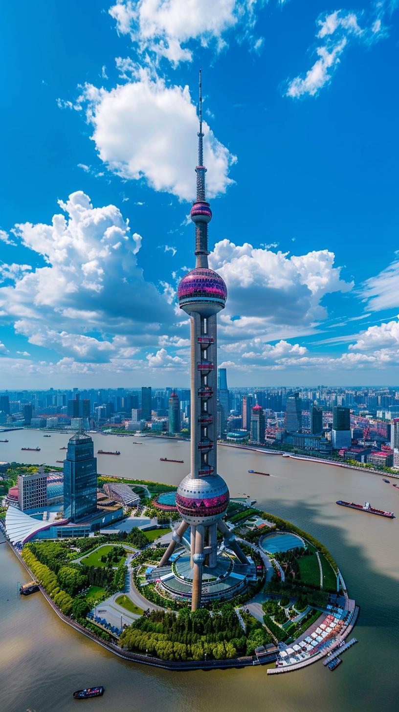 想和艾冻冻一起去上海外滩看东方明珠塔 1