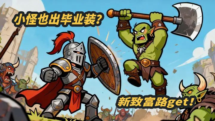 小怪也能爆毕业装？新致富路get！【元启世界】截图