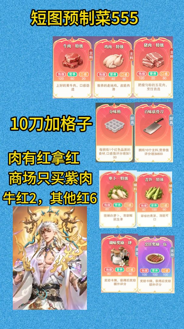 SP+奥斯卡预制菜菜谱来了 2