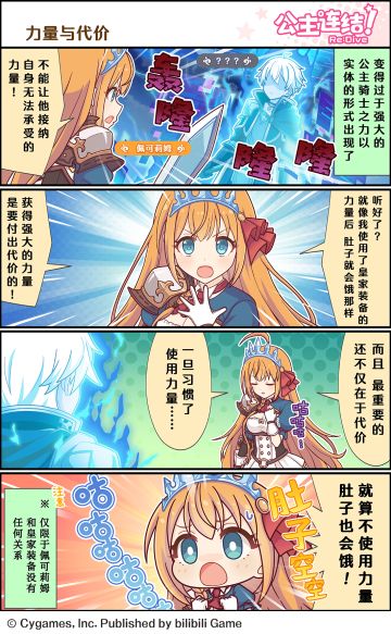 四格漫画更新——「力量与代价」