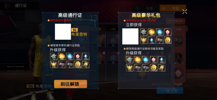 关于高级通行证截图