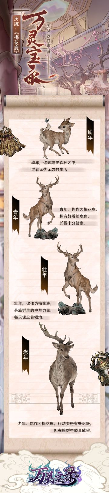 【万灵宝录】人物志-梅花鹿