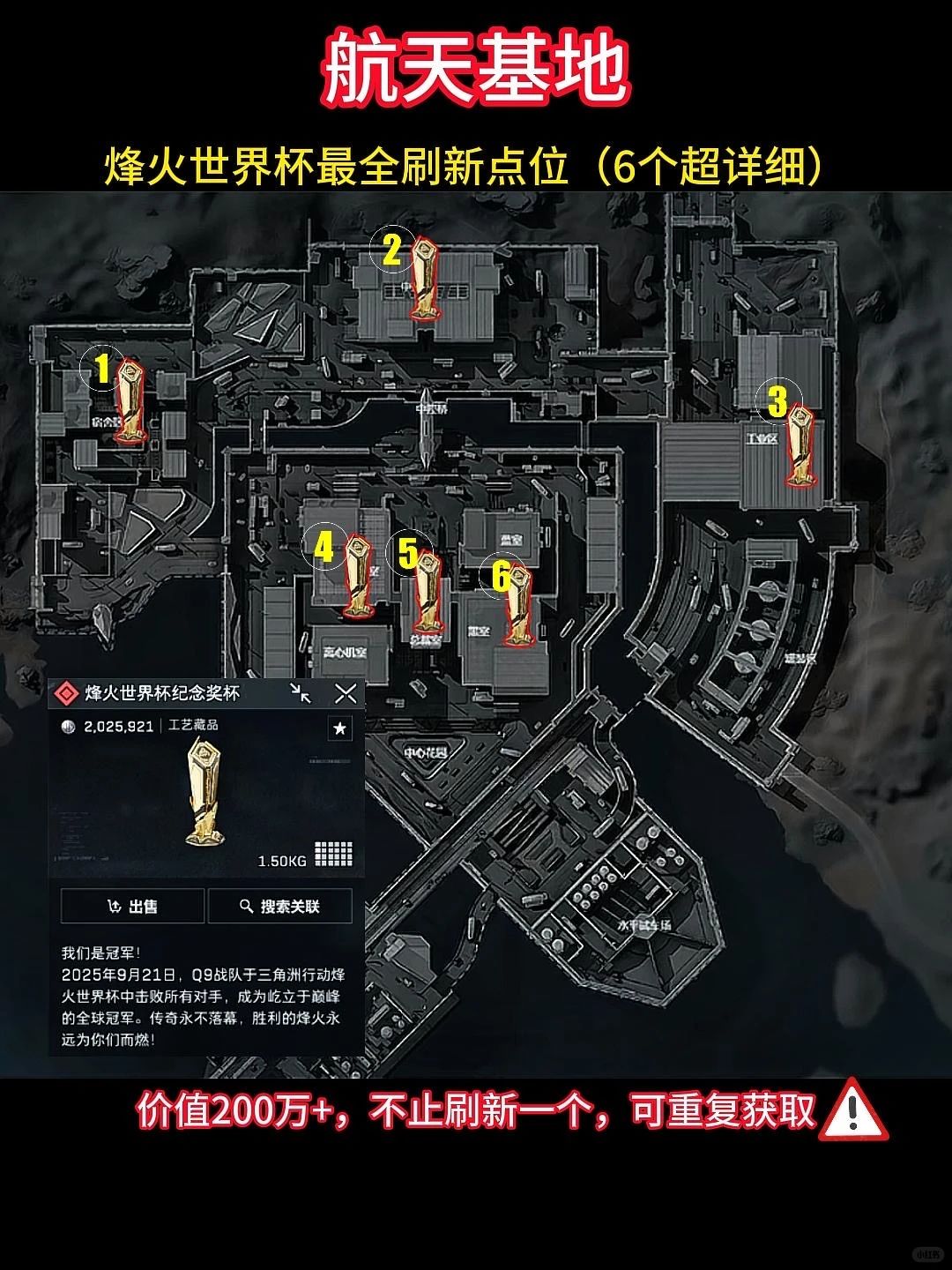 三角洲烽火世界杯刷新点(航天篇) 1