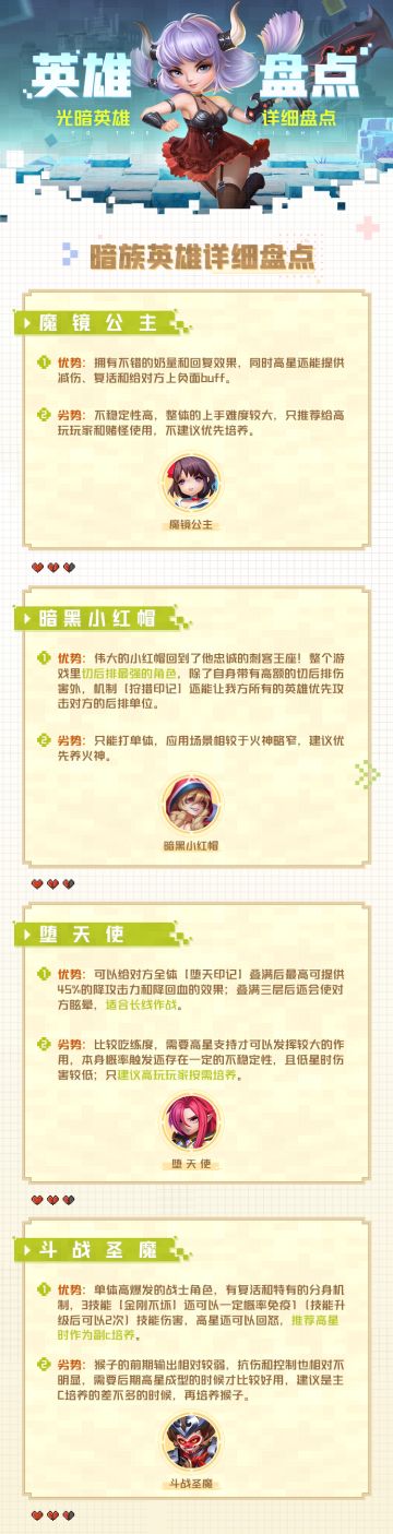 【英雄攻略】暗族英雄详细盘点