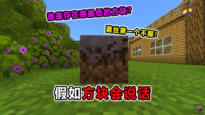 谁是存在感最低的方块!菌丝第一个不服!第一实至名归!截图