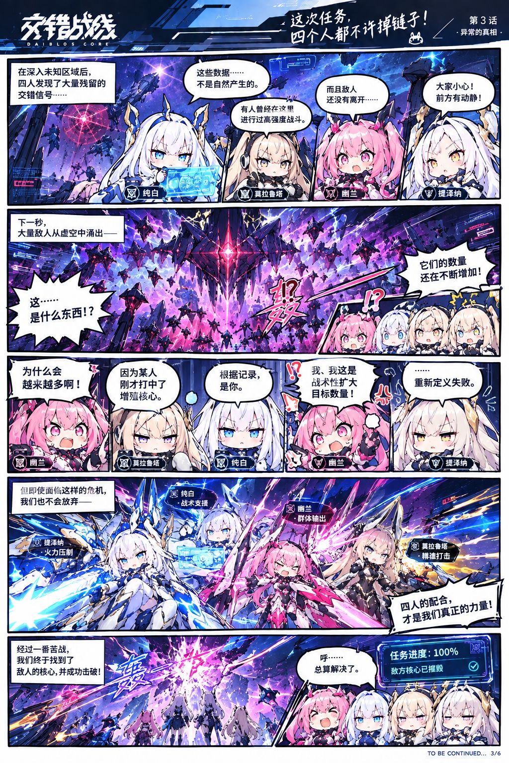 《交错的战线,也交错成了伙伴》—四人小队 3
