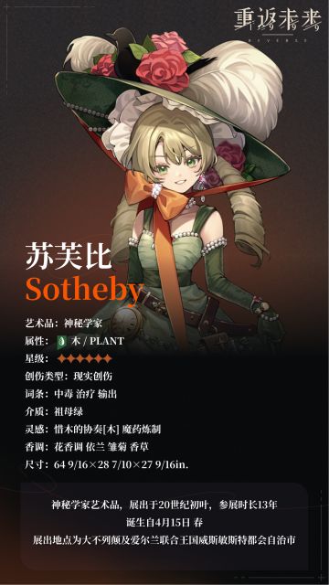 【角色信息】神秘学家：苏芙比