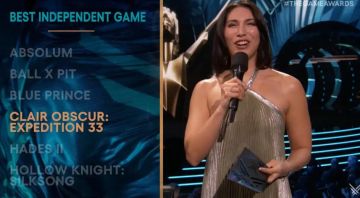 《光与影》总监：更希望最佳独立游戏奖项能颁给规模更小的制作组