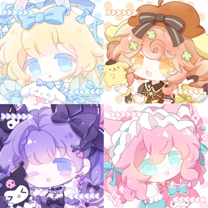 【公开头像】萌萌的四小只💕截图