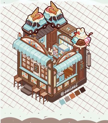 🧊什么❓❗是新房顶❗❗自制冰淇淋小屋❗