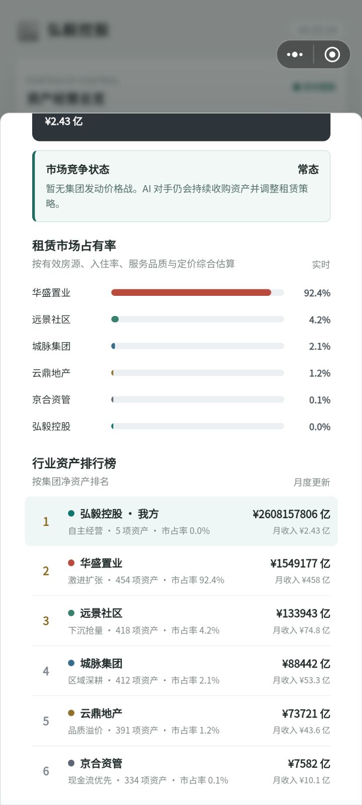 卖地皮为生截图