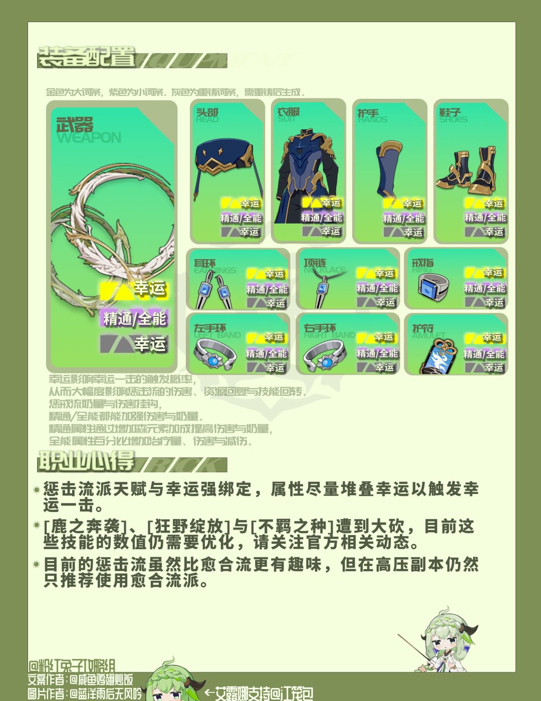 【星痕共鸣】森语者惩击流图文解说 2