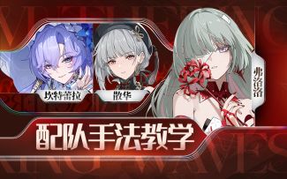 【鸣潮】弗洛洛，散华，坎特蕾拉手法教学