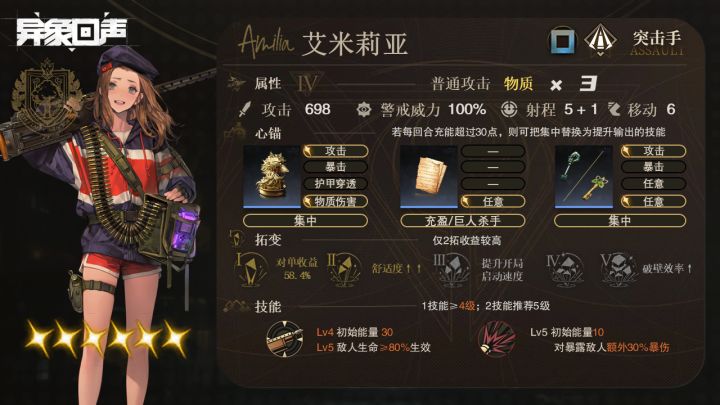 艾米莉亚!突击手职业新输出,强度还不错~「异象回声」截图