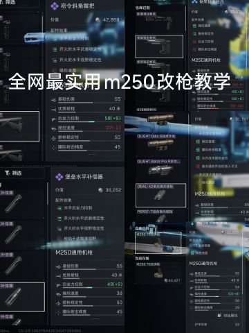 M250通用改枪教学