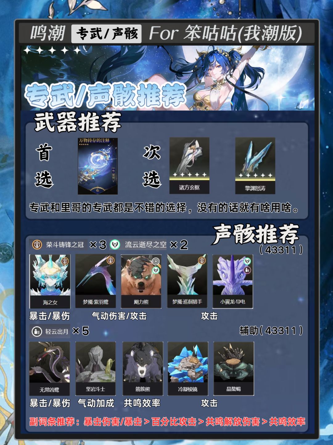 鸣潮|2.6版本尤诺角色攻略 2