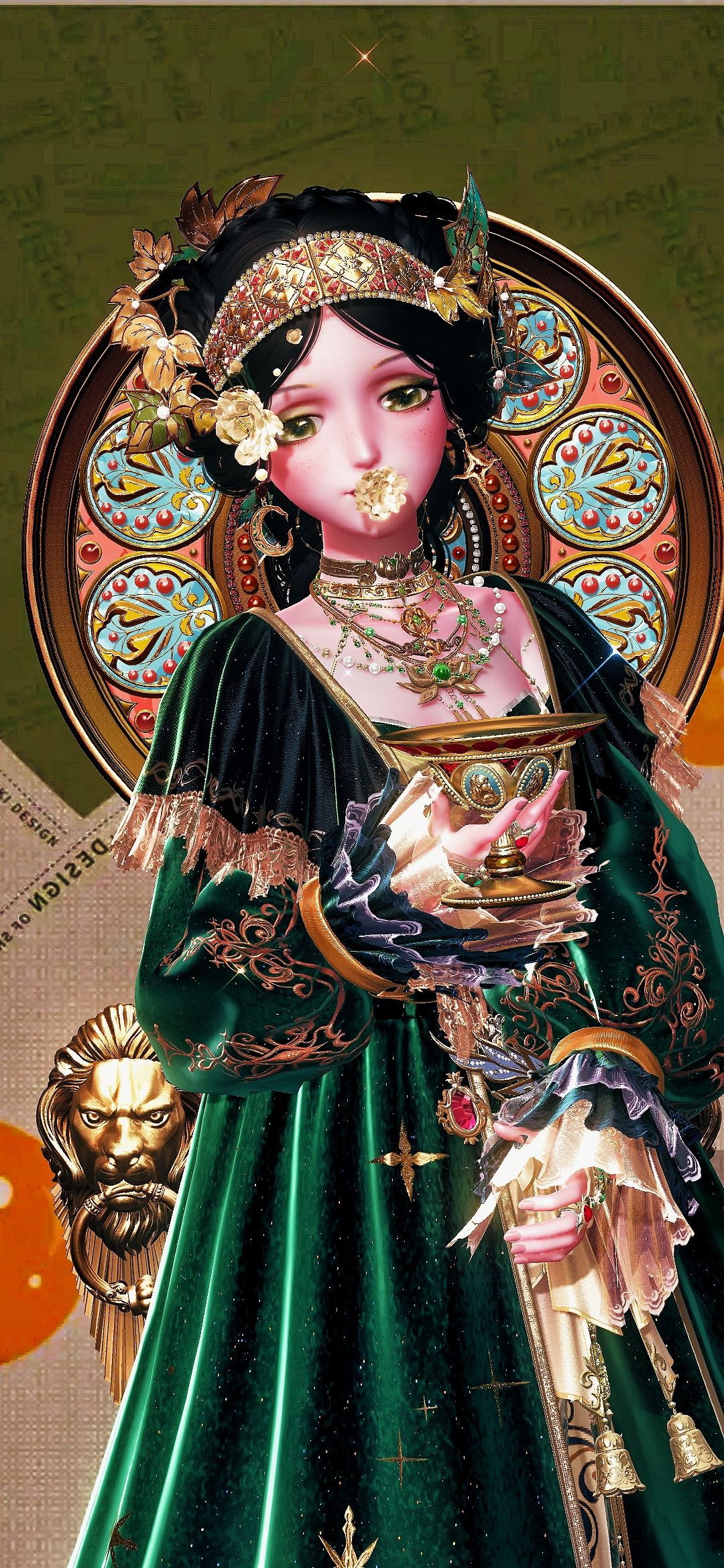 慕夏联动真的很适合搭复古宫廷风~ 1