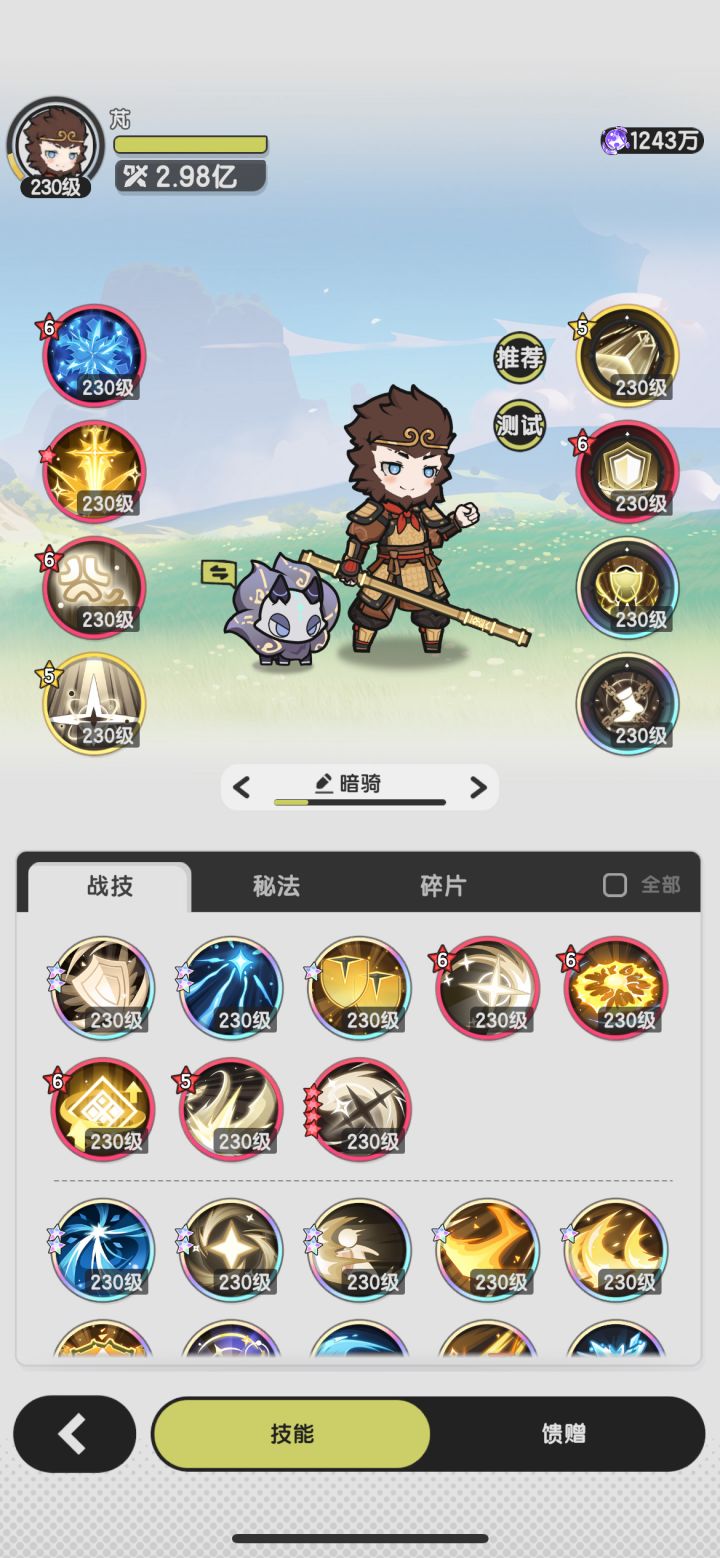 全服最强八转零氪骑皇技能搭配！截图