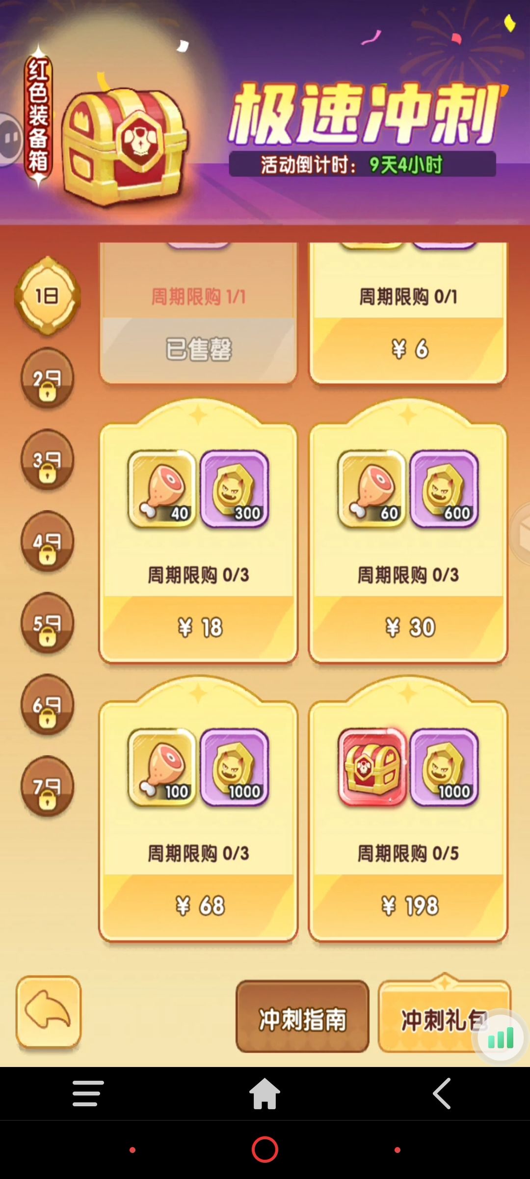 各种氪金礼包拉满,连装备都有氪金礼包 1