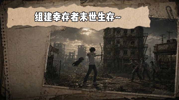 白天建房子看电视抽奖,晚上塔防守丧尸,这游戏要素还挺全。截图