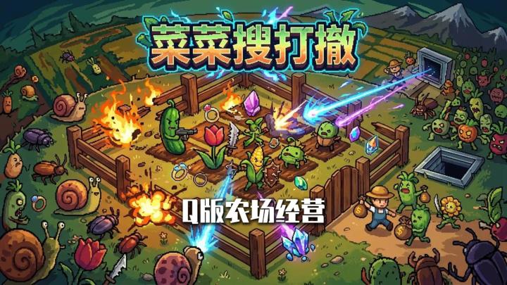 农场经营遇上塔防搜打撤,《菜菜搜打撤》把三种快乐串起来了截图