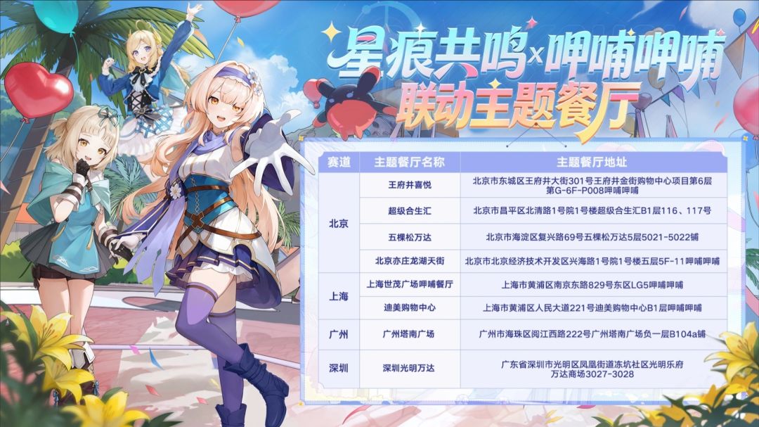 星痕共鸣联动呷哺呷哺,吃火锅送周边! 2