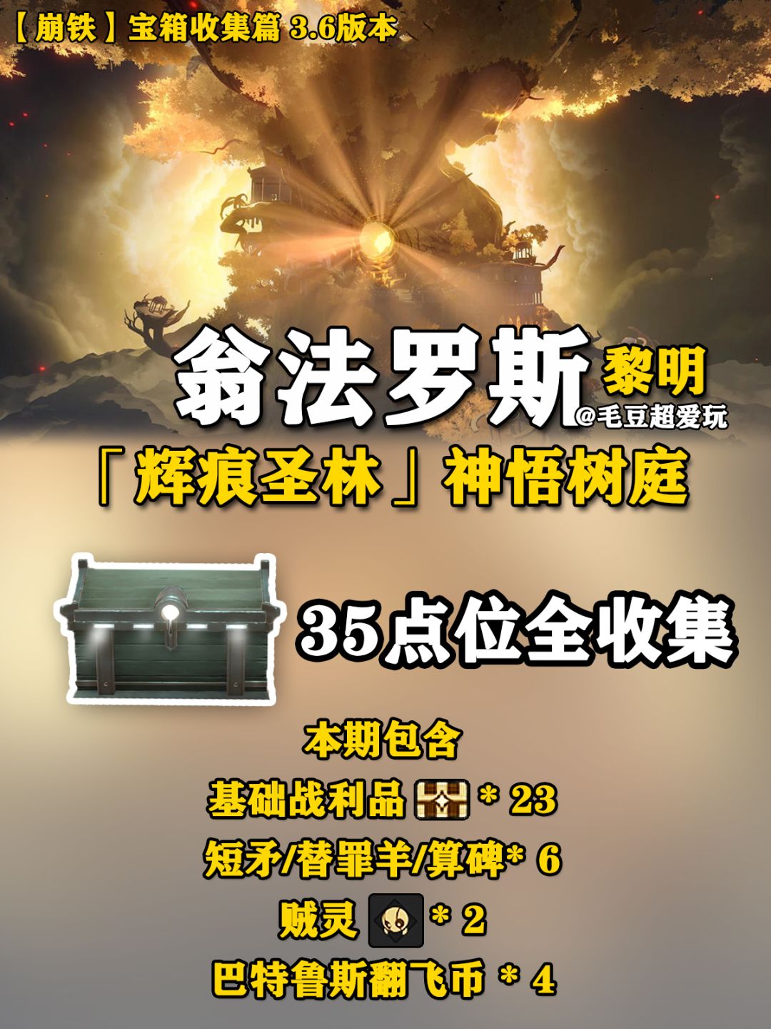 【V3.6攻略】黎明神悟树庭宝箱 1