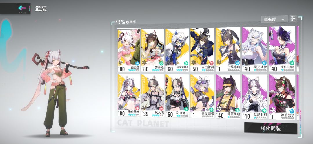 大佬们帮我看看养那些武装 1