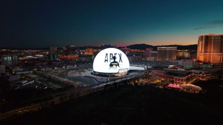 拉斯维加斯 MSG Sphere 播放沙特电子竞技世界杯宣传片截图