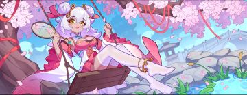 【盲盒派对】啸「夕语樱情」服饰动态展示