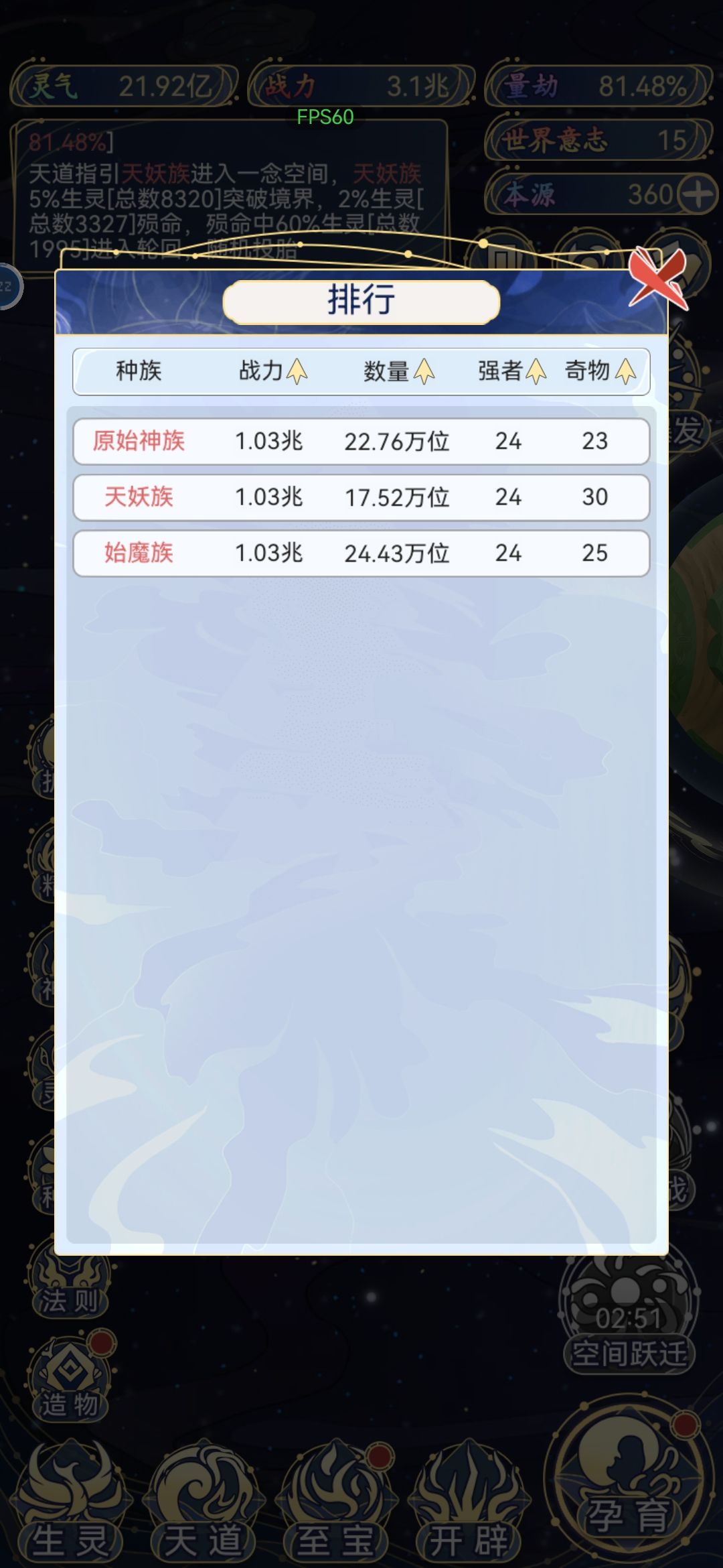 生物还是多样性有意思点,偏科一门不好玩,打架都没悬念 2