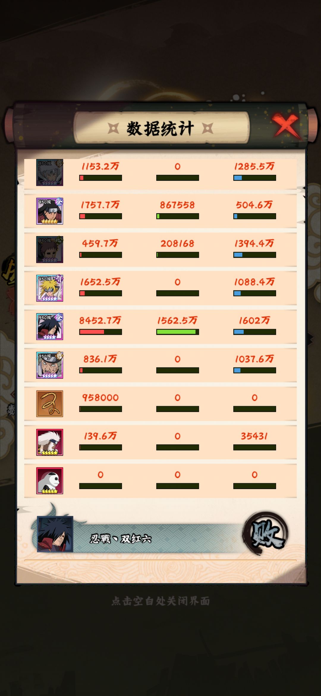 单人物破3000W 4