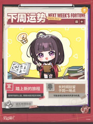 【下周运势】地理协会篇