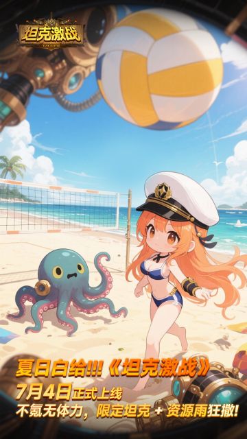 夏日白给！坦克激战，7月4日正式上线！