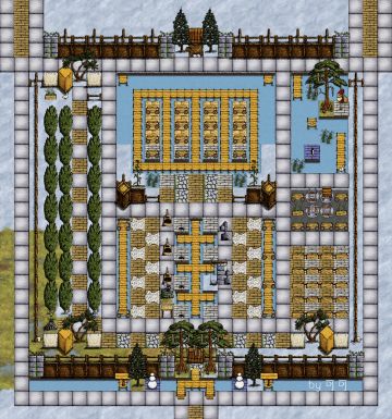 《日不落》柴油房（黄色系建筑）