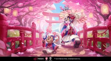 浪漫樱花系列皮肤上线丨绽放的是花也是春天，来异世欣赏樱花盛宴吧！