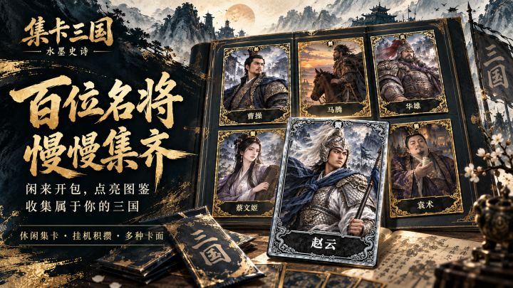 开包集名将,好卡自由淘!《集卡三国》邀你来玩截图