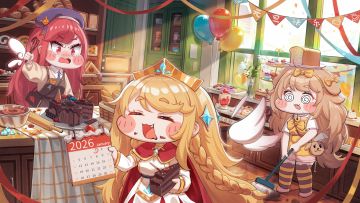 《嘟嘟脸恶作剧》元旦贺图