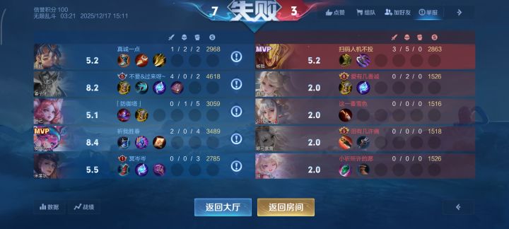 真有意思，王者荣耀截图