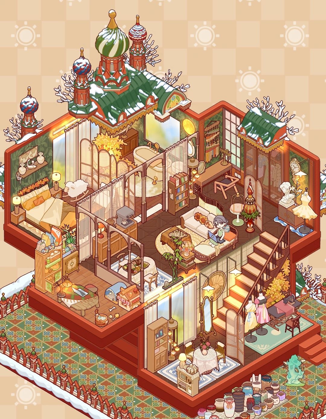 复式小屋装修1:高定小屋 2