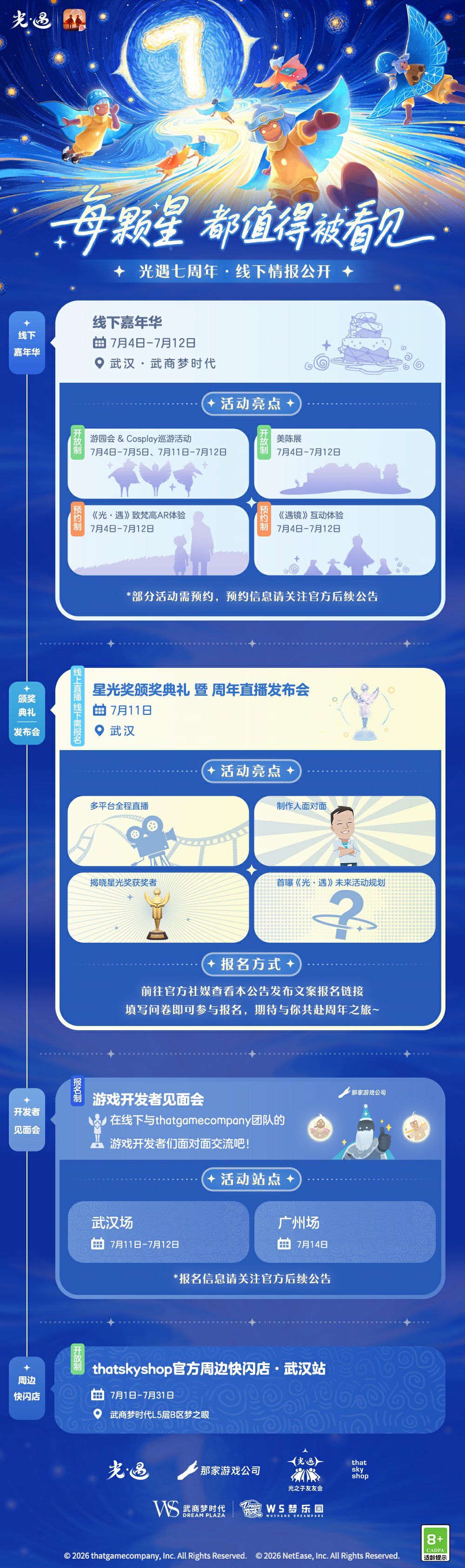 光遇致敬梵高!周年线下情报 2
