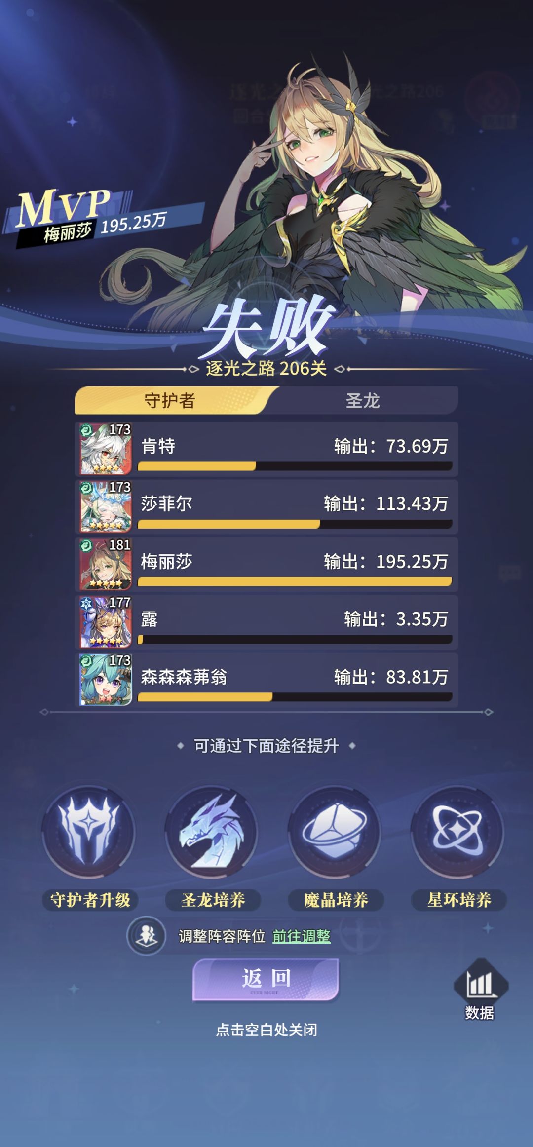 配队养成求助 2