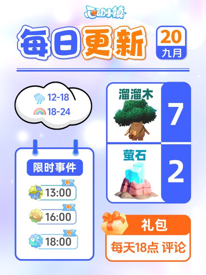 9月20日小镇日报溜溜木萤石兑换码 每日更新截图